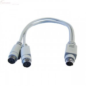 Cablu 2 x PS2 mama la 1 x PS2 tata